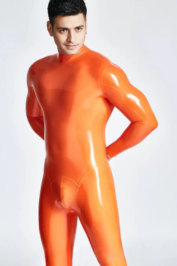 Latex Male Standard Back Zip Latex Catsuit