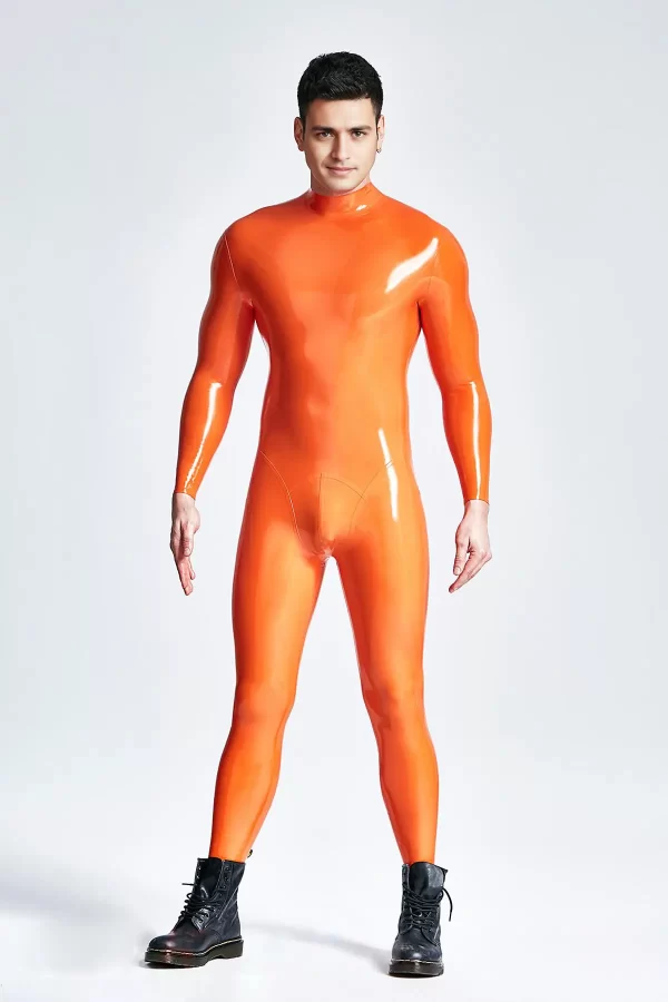 Latex Male Standard Back Zip Latex Catsuit