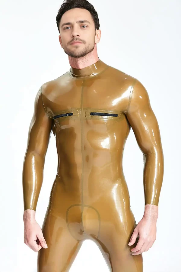 Latex Male Standard Back Zip Latex Catsuit