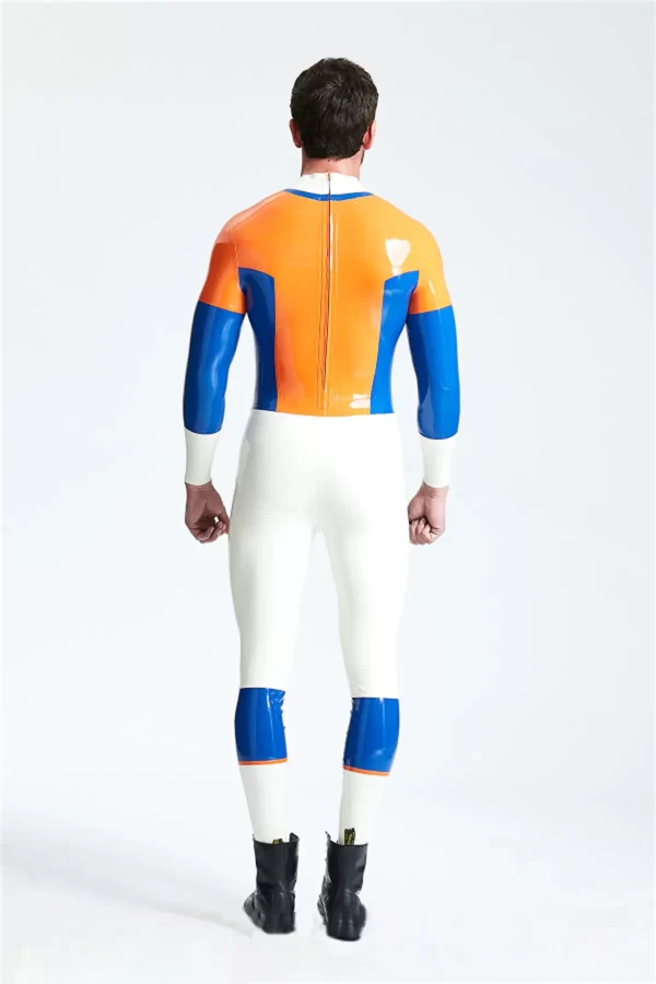 Latex Male Outfielder Latex Catsuit