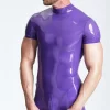 Latex Male Zombie Biohazard Haz Mat Style Latex Protection Suit