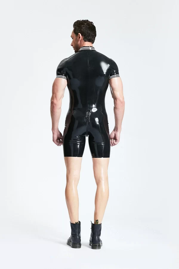 Latex Male Polo-Style Surfsuit