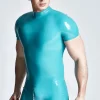 Latex Male Long-Sleeved Leotard