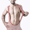 Latex Male Star-Spangled Wrestling Suit