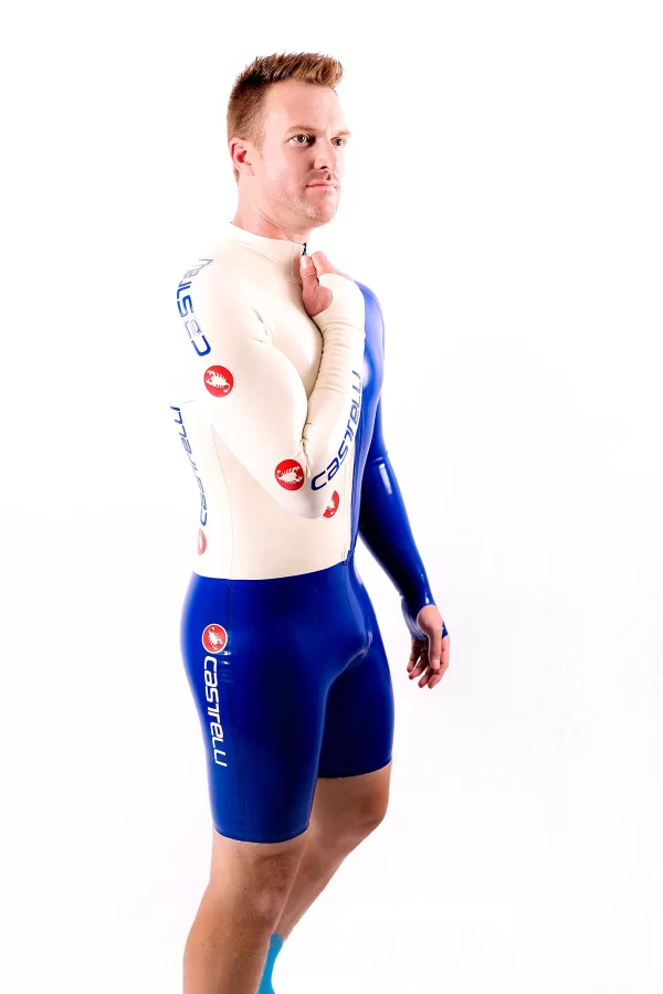 Latex Male Italian Style Cycling Suit