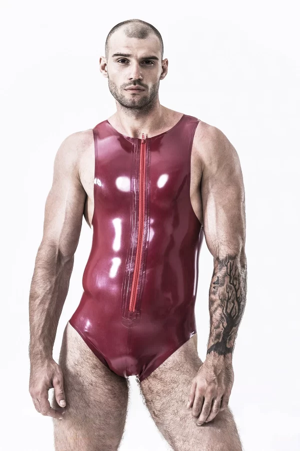 Latex Male Daredevil Leotard