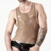 Latex Male Singlet Pattern Leotard