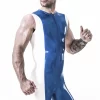 Latex Male Translucent Codpiece Singlet Leggings Suit