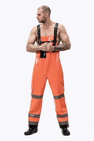 Latex Male Firefighter Off-Duty Dungarees