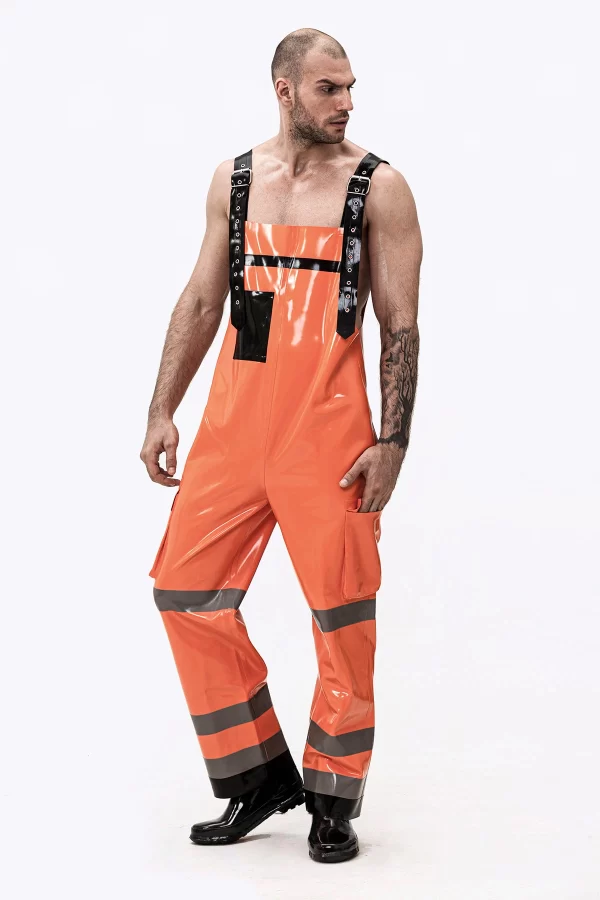 Latex Male Firefighter Off-Duty Dungarees