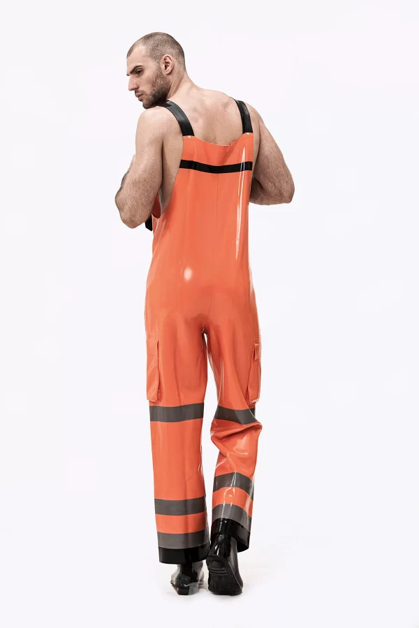 Latex Male Firefighter Off-Duty Dungarees