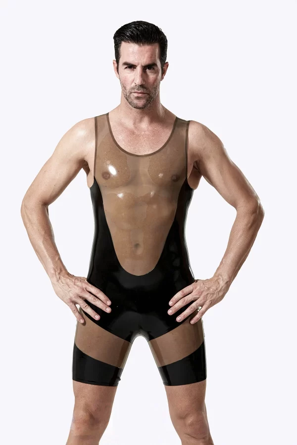 Latex Male Singlet-Style Suit