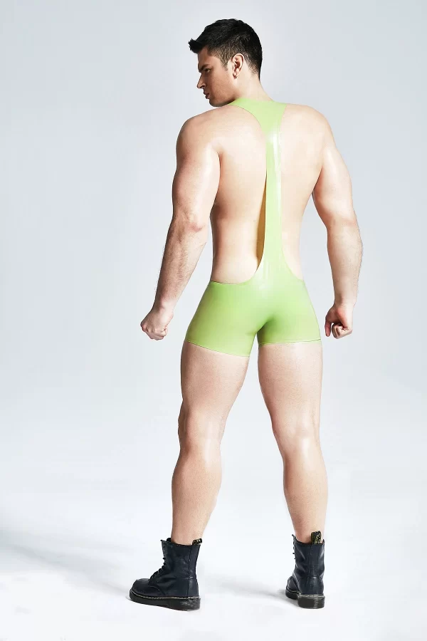 Latex Male Singlet-ard Leotard