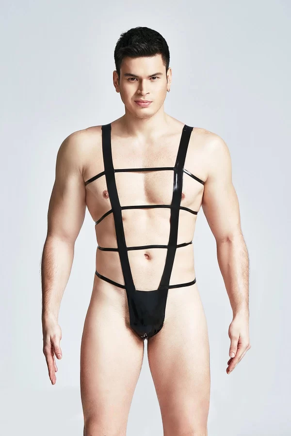 Latex Male Multi-String Thong