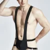 Latex Male Thong & Chest Harness