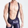 Latex Male Dungaree Latex Shorts