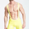 Latex Male Tricolor Short-Sleeved Surfsuit