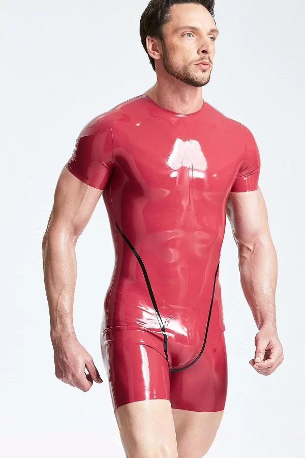 Latex Male Collarless Short-sleeved Surfsuit