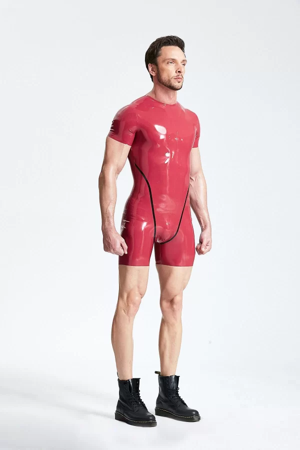 Latex Male Collarless Short-sleeved Surfsuit