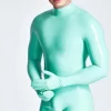 Latex Male Sleeveless Codpiece Surfsuit