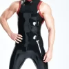 Latex Male Windows Short-Sleeved & Short-Legged Surfsuit