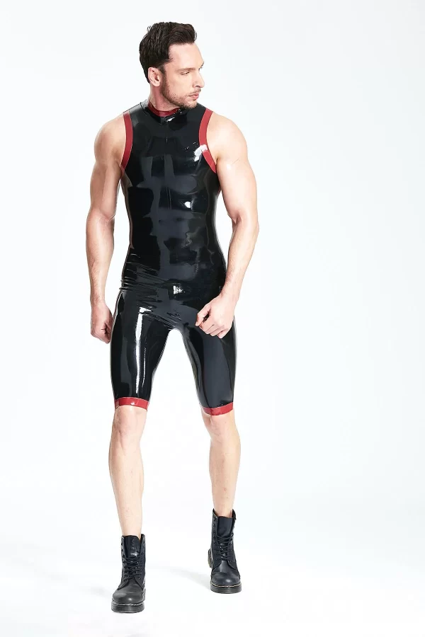 Latex Male Waverider Sleeveless Surfsuit