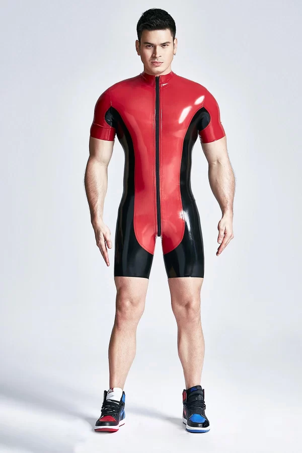 Latex Male Two-Tones Surfsuit