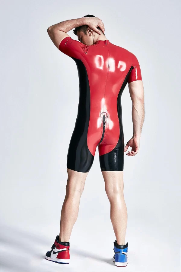 Latex Male Two-Tones Surfsuit