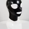 Mens 3-Panel Latex Hood with Open Eyes & Mouth