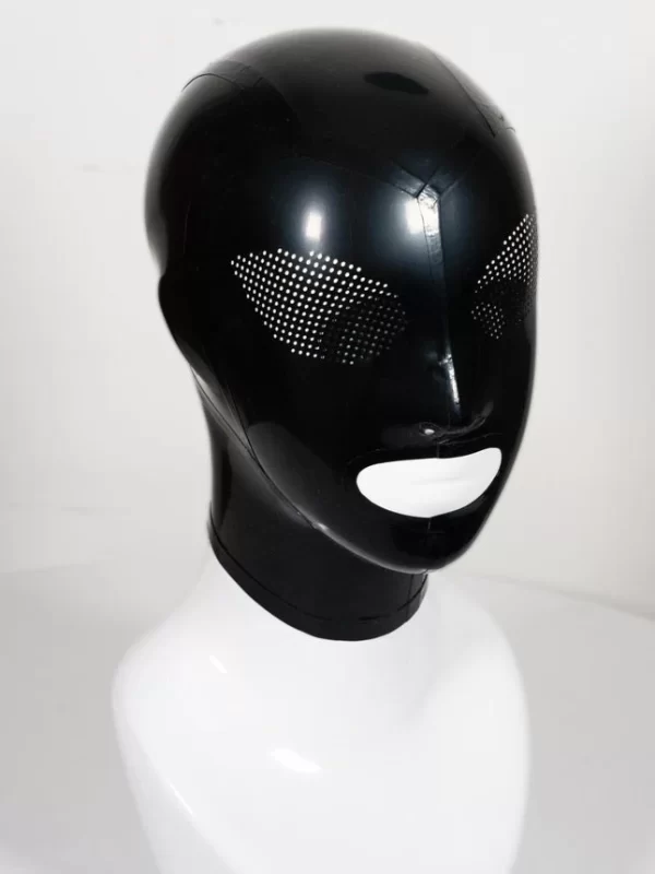 Latex Hood Micro Perforations Unisex