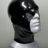 Mens Latex Hood Round Eyes Stretch Fit High Quality