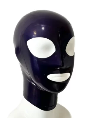 Latex Hood Seductive Purple Female Cut