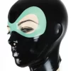 Latex Rubber Bondage Hood without Eyes and Mouth