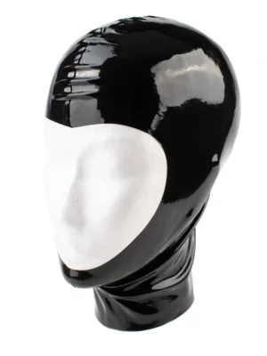 Latex Mask Hood Open Face