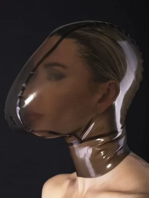 Translucent Premium Stretch Fit Latex Hood