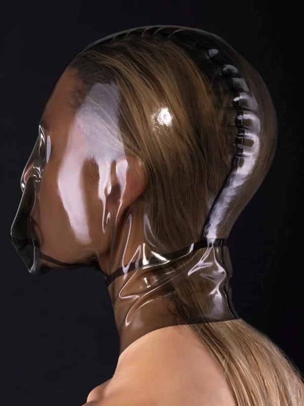 Translucent Premium Stretch Fit Latex Hood