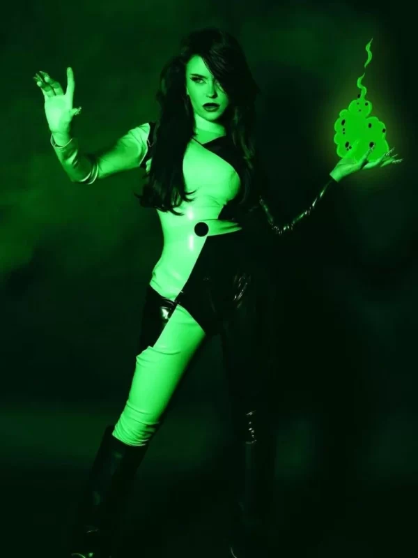 Shego-inspired latex Catsuit