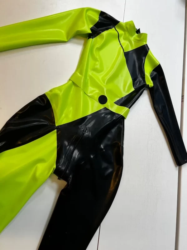 Shego-inspired latex Catsuit