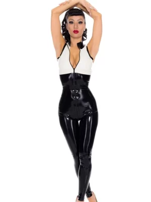 Two colors Emmaline Latex Catsuit