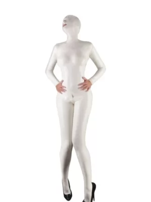 Temptress White Latex Catsuit