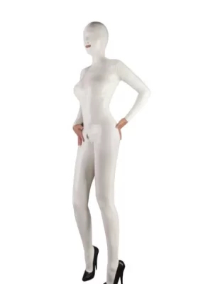 Temptress White Latex Catsuit