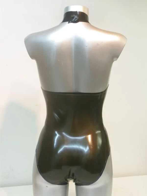 Halter Neck Latex Rubber Bodysuit