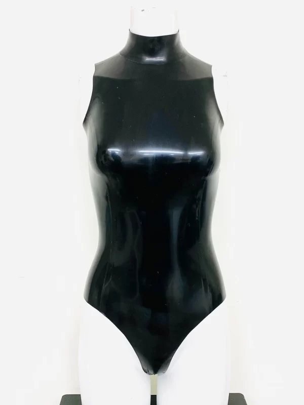 Latex Highneck Bodysuit