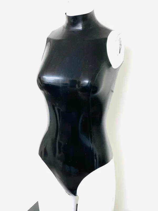 Latex Highneck Bodysuit