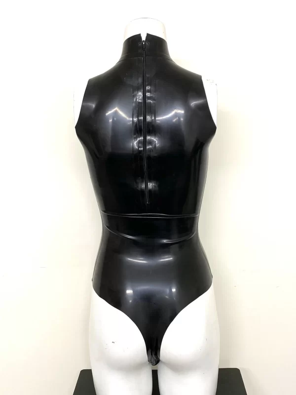 Latex Highneck Bodysuit