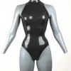 White Hooded Latex Bodysuit Shiny