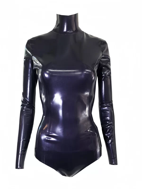 Purple Blair Latex Bodysuit