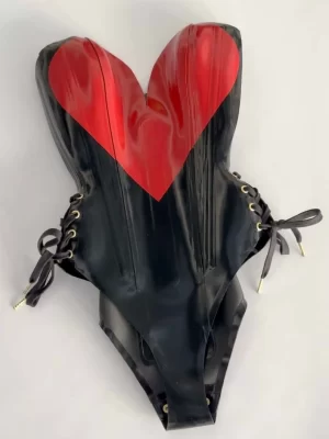 Lucie Latex Heartbeat Bodysuit