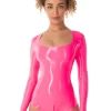 Latex Body Long Sleeve with Stand-Up Collar