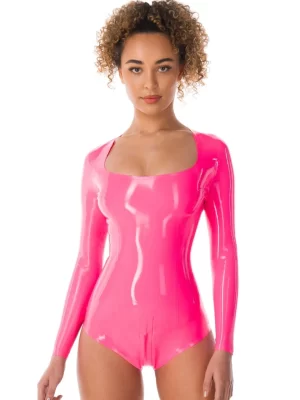 Khloe Long Sleeve Latex Catsuit